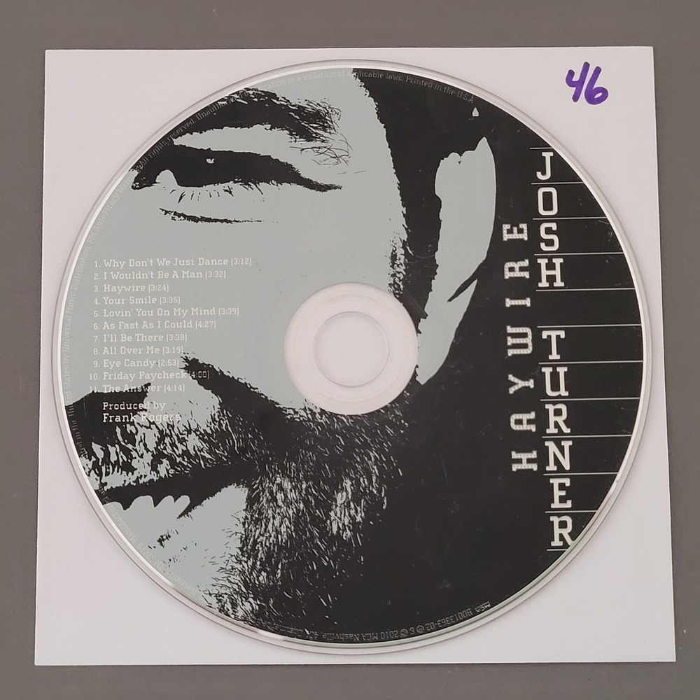 Haywire by Josh Turner (CD, 2010) Country - DISC ONLY